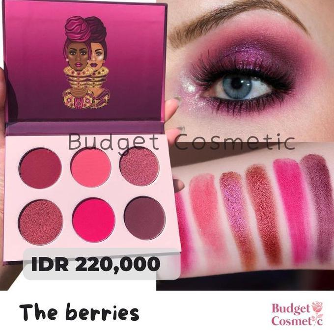 TERLARIS - eyeshadow JUVIA'S PLACE THE BERRIES EYESHADOW PALETTE chocolates warrior nubian jacmel ju