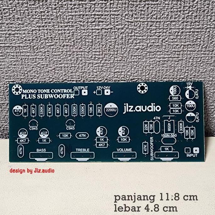 KOQOZIE PCB TONE CONTROL MONO PLUS SUBWOOFER