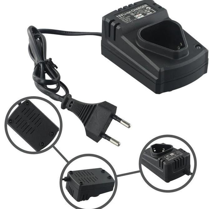 BZSDA Charger Duduk 12v Casan Baterai Cordless Bor Impact Fast Charging Jld Cas 12 Volt Batere Li-Io