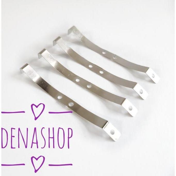 Metal leaf spring shock Pegas Per Daun Truk RC untuk WPL B24 b16 b14