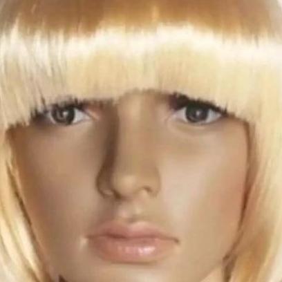 Wig Bob Wanita/ Rambut Wig Lurus Wanita / Rambut Lurus Wanita Model Eropa Kimia, Rambut Pendek Poni 
