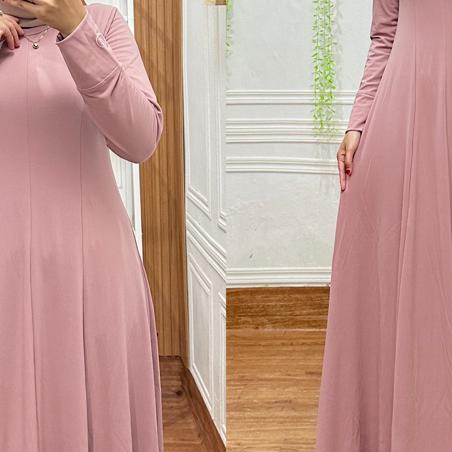 Gamis Diamond Spandex Import Premium Polos, Dress Irnanda