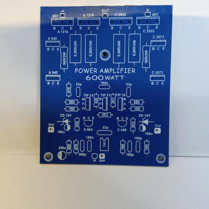 KOQOZIE pcb power amplifier 600 wat mono