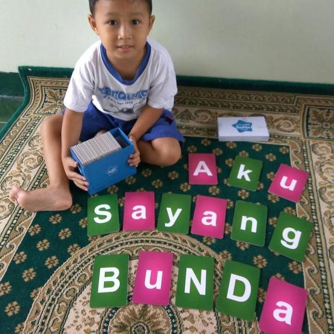 FLASH CARD BALITA, KARTU BELAJAR MEMBACA, KARTU BELAJAR HURUF