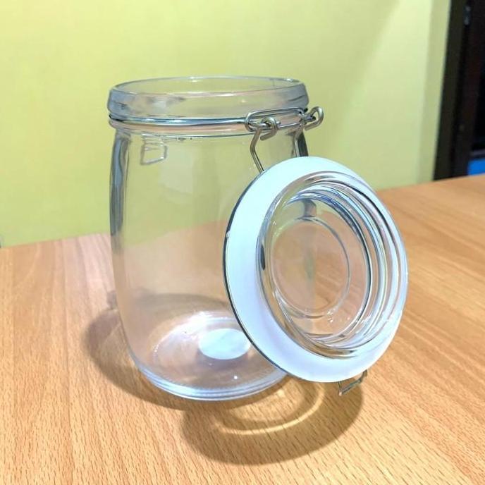 JKKDU1L toples kaca hermetico 1000ml 1 liter tutup kait/ hermatico jar