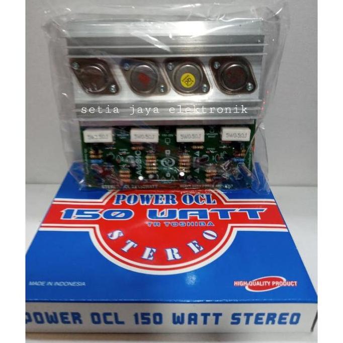KOQOZIE kit power amplifier ocl 150 watt stereo jengkol Subwoofer