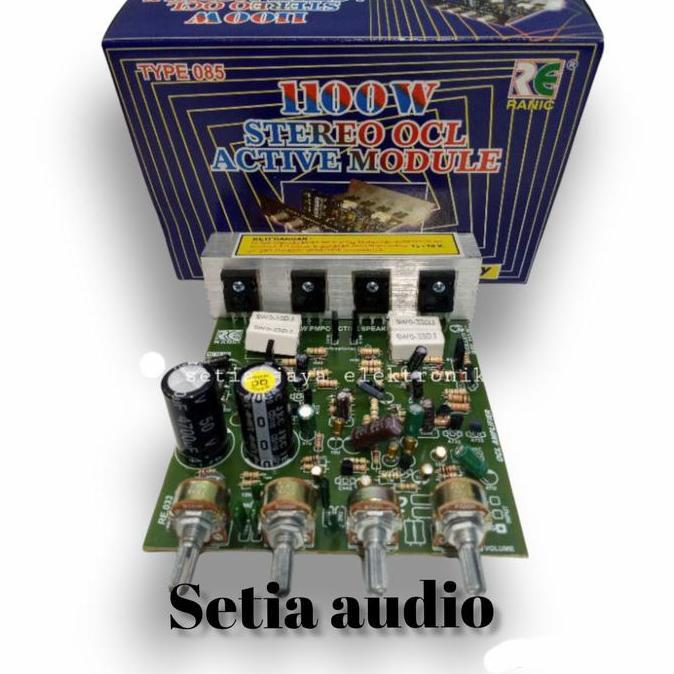 KOQOZIE kit power aktif speaker stereo ocl 1100wat