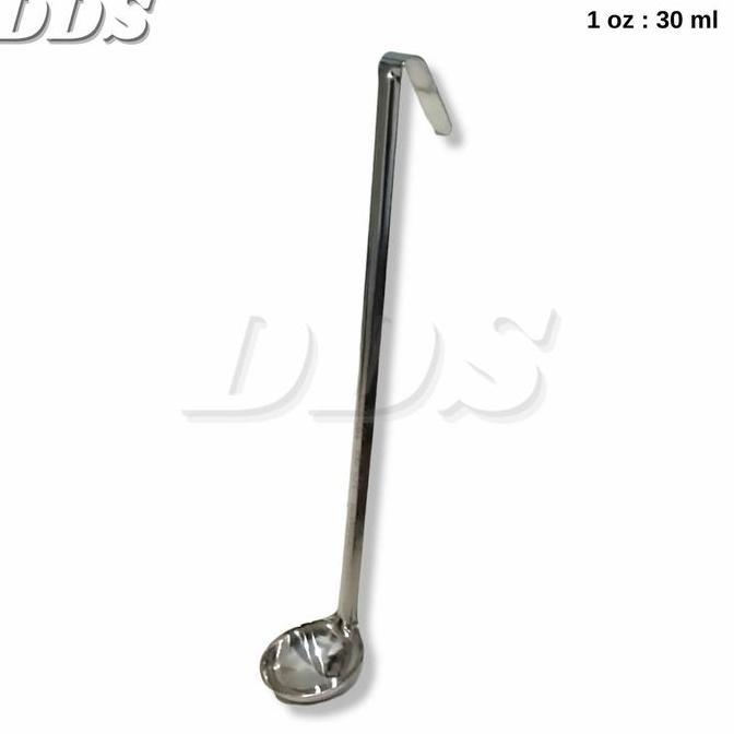 Irus Soup Ladle Centong Gula Cair Sirup Kuah Bakso Stainless 30 cc