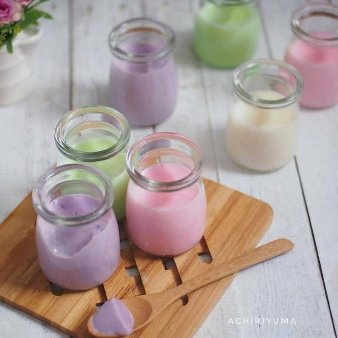 Toples Jar Kaca | Botol Jar Kaca | Pudding Jar | Jar Yoghurt + Tutup