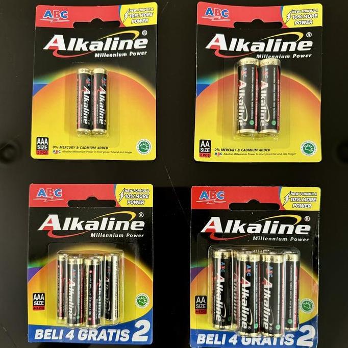 Batu Baterai / Battery 1,5V ABC ALKALINE  AA / AAA murah