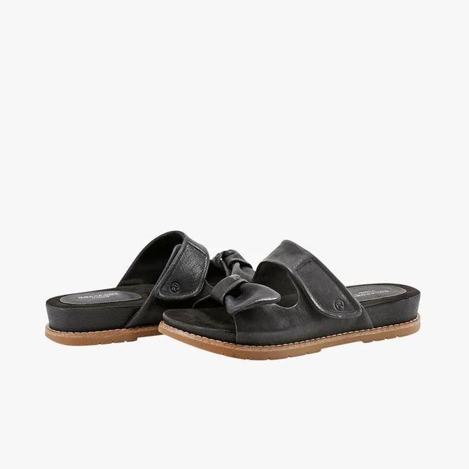 Ready ROCKPORT ZOVA Original Sandal Wanita Leather - Black