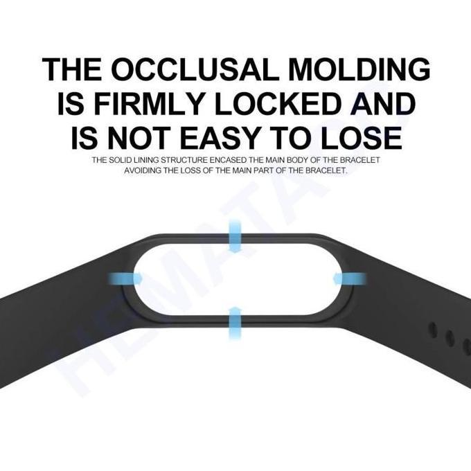 Thebest- Strap Mi Band 4 Mi Band 3 Xiaomi Tali Jam M6 M5 M4 M3 Smart Bracellet