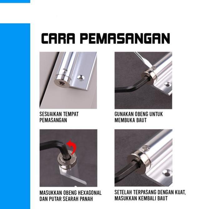 Door closer stick - Penahan pintu otomatis - hidden mini door closer