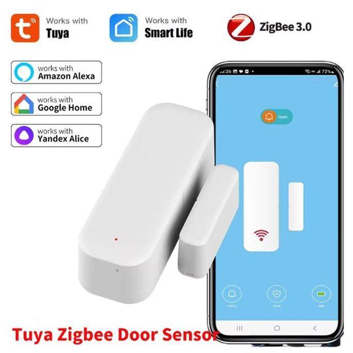 WASTU Sensor Pintu Jendela Pintar Pendeteksi Geraakan Buka Tutup Keamanan Smart Wireless Detector