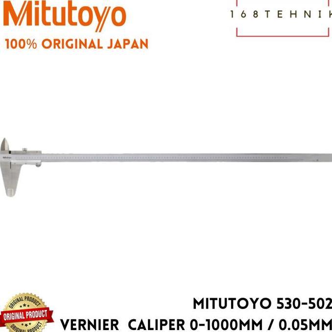 Mitutoyo 530-502 VERNIER CALIPER 0-1000 MM / SIKMAT 40" / 0.05 MM ORI