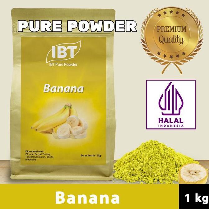 Pure Banana Powder Essence Murni Bubuk Pisang Import Makanan Kue