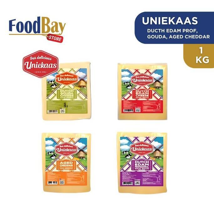 UNIEKAAS -Keju Import Uniekaas 1KG Premium Cocok Baking & Masak | Edam Gouda Cheddar- Professional C