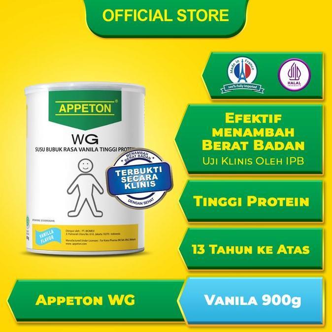 Susu Appeton WG Dewasa 900gr Rasa Vanila