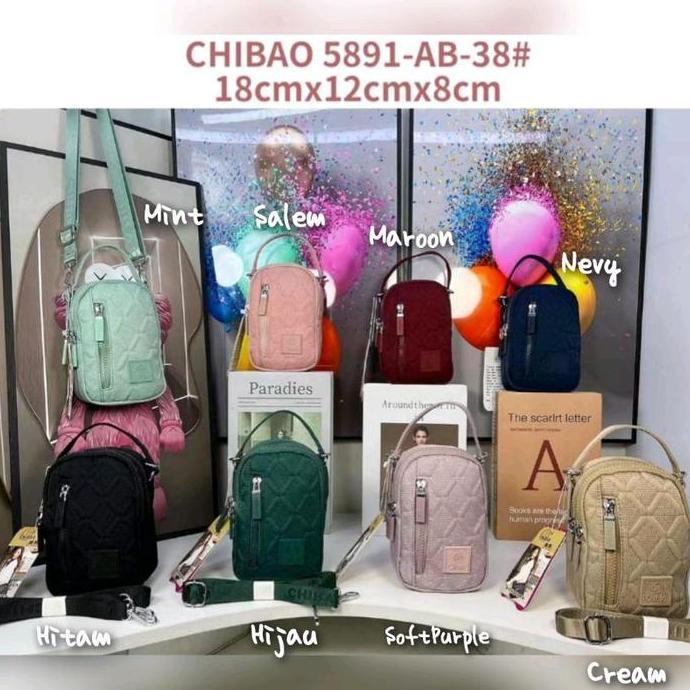 Tas selempang wanita chibao ory import 5891 Ab