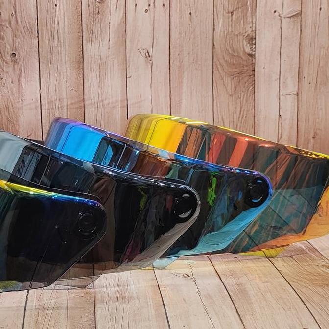 VISOR FLAT IRIDIYM KYT TTC I KACA IRIDIUM HELM KYT TTC