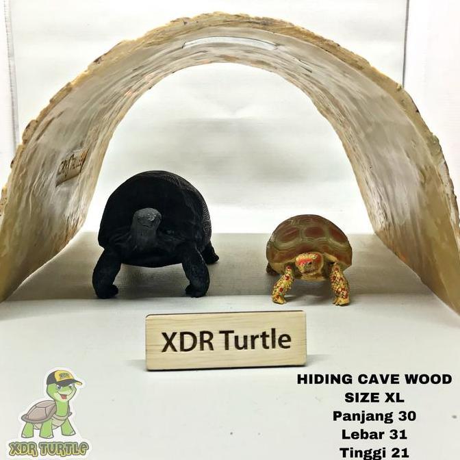 HIDING CAVE WOOD size XL / RUMAH TORTO SULCATA ISTAR REPTILE