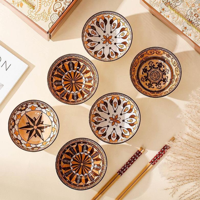 DISKON MANGKUK HAMPERS ROMAN BOWL MANGKUK SET KERAMIK / HAMPERS SOUVENIR WEDDING GIFT KADO PERNIKAHA