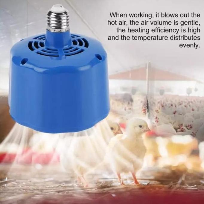Kipas Blower Pemanas Reptil Unggas Kura Ayam Burung Kadal Ular Heater Fan Doc Anak Ayam