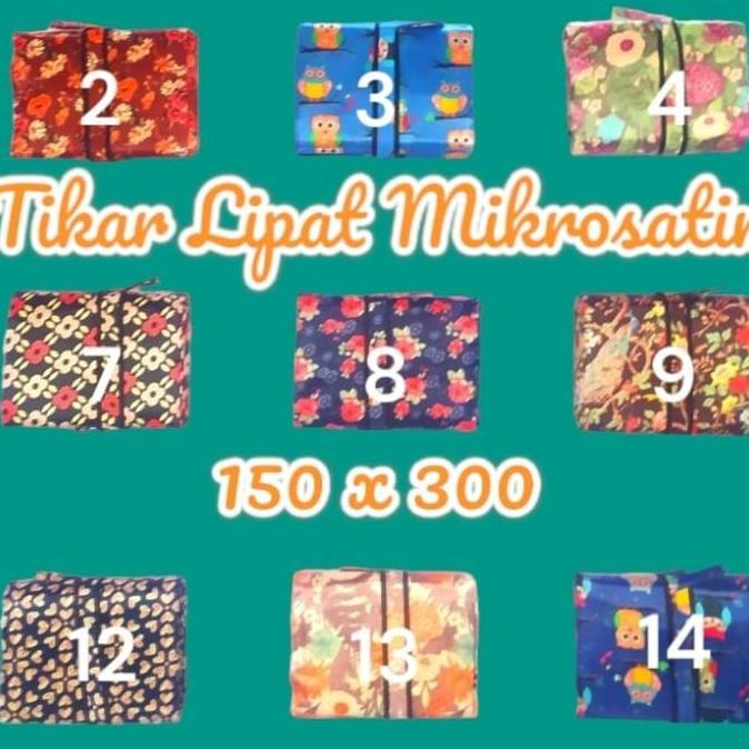 Tikar Lipat piknik microsatin 150x300