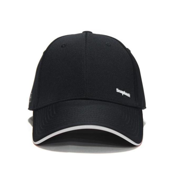 Snapback Topi Baseball Topi Golf Sport Style Black Polos List Putih