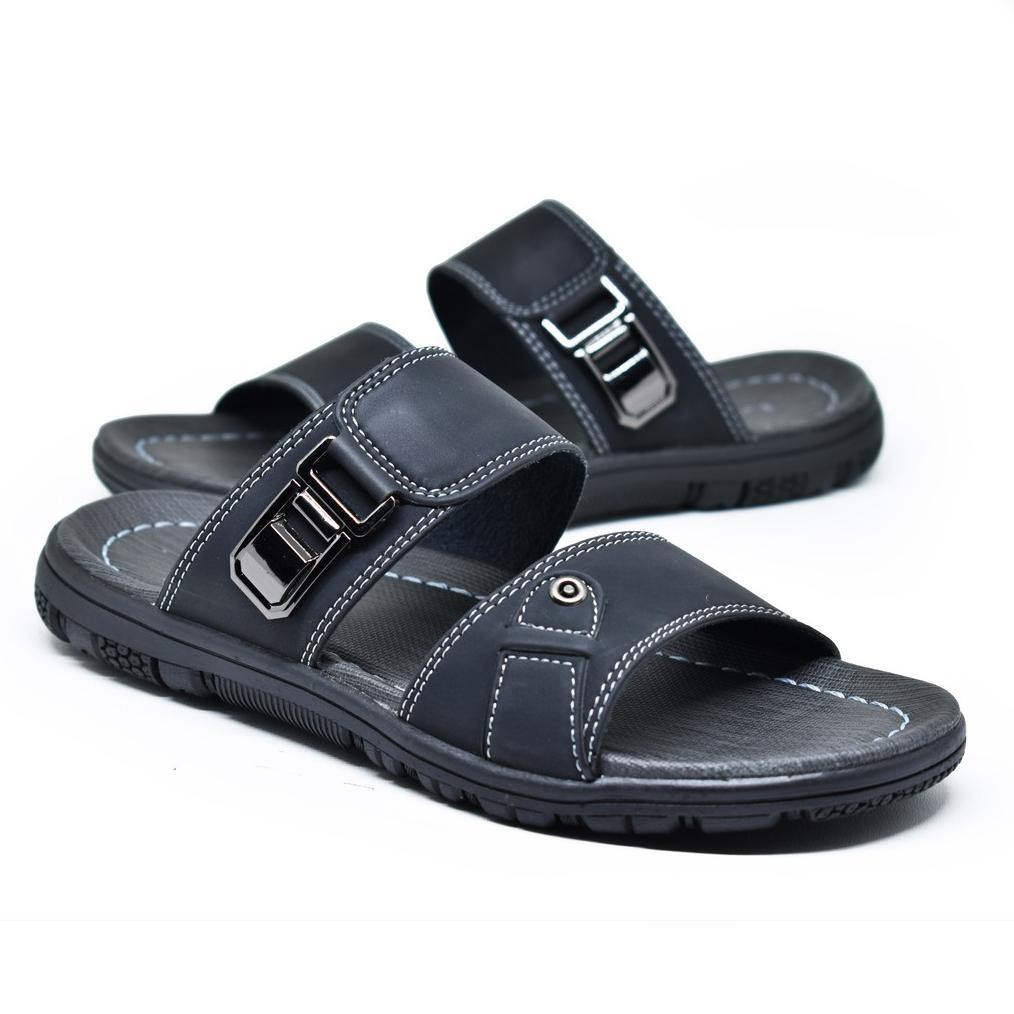 FREE ONGKIR L- TRACK / SANDAL KULIT PRIA / SANDAL L-TRACK DAVIS 06 / ORIGINAL 100%