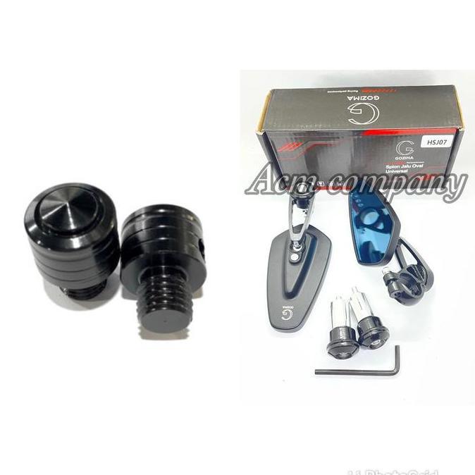 Paket Spion Jalu Oval + Baut Spion Universal Motor Honda Yamaha