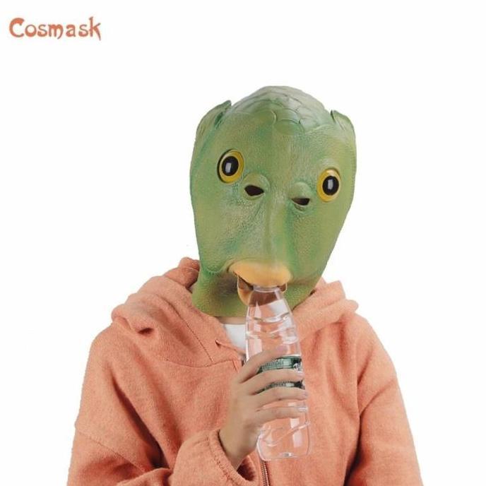 TOPENG ALIEN HALLOWEEN, MASK VOGUE HALLOWEEN, TOPENG IKAN