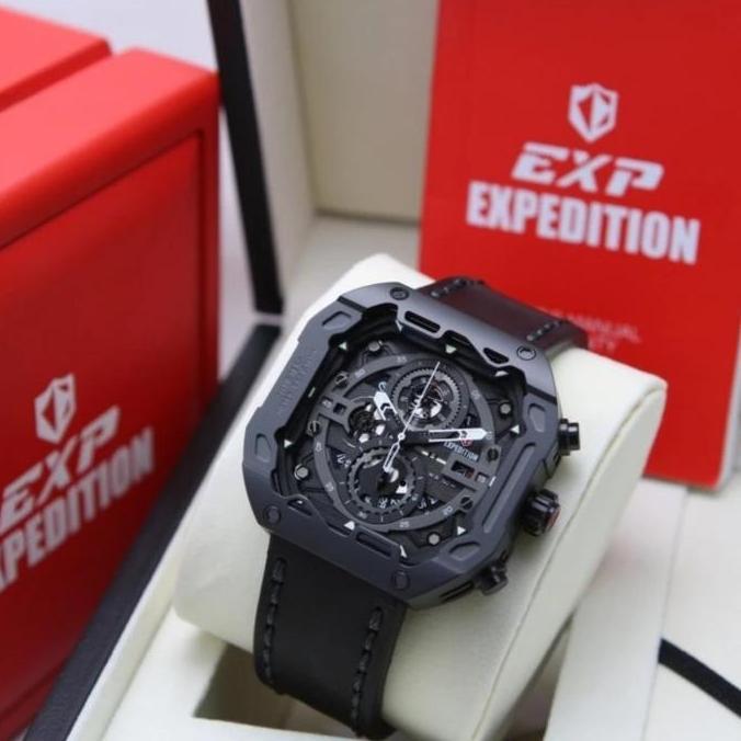 Ready JAM TANGAN PRIA EXPEDITION E6826 E 6826 ORIGINAL TALI KULIT