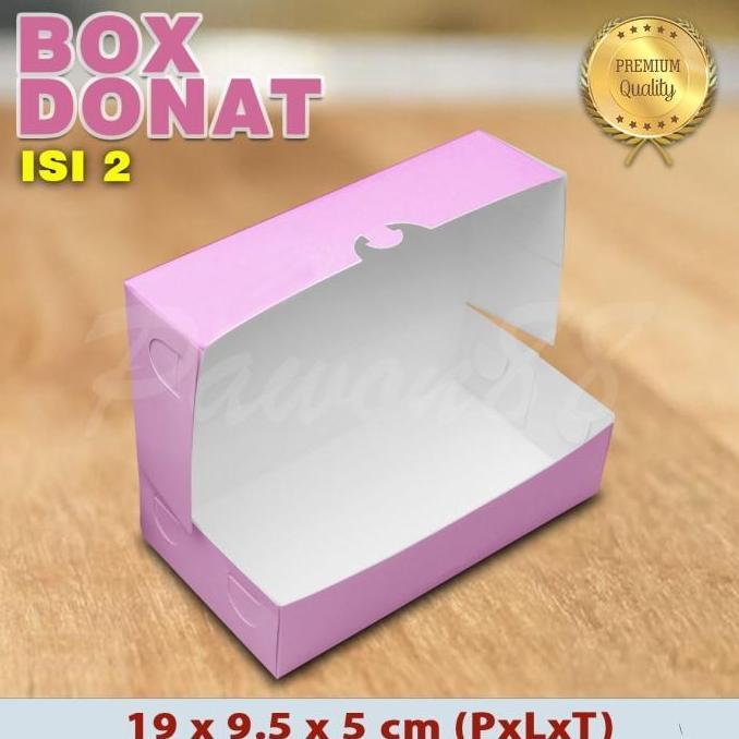 Dus Kotak Donat |PINK - ISI 2