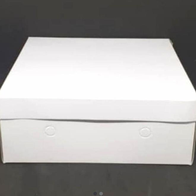Kotak Dus Kue 50 x 50 Tinggi 15 cm Wadah Roti Cake Tebal 50cm Putih