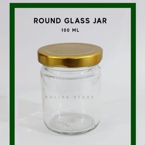 BOTOL KACA 100ML | JAR KACA MADU/SELAI/BUMBU