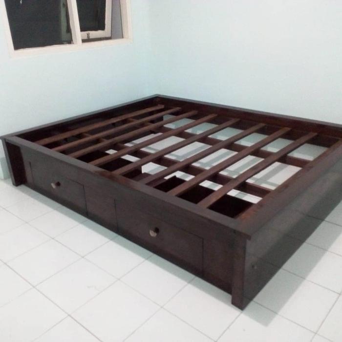 Ranjang tempat tidur no 2 tanpa head board