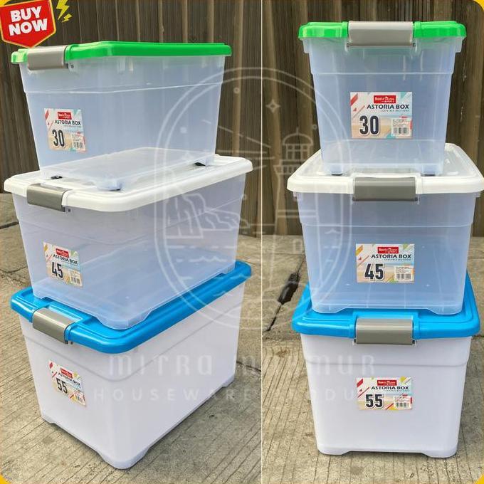 KONTAINER BOX RODA 30 45 55 LITER BASIC HOME LION STAR CONTAINER BOX