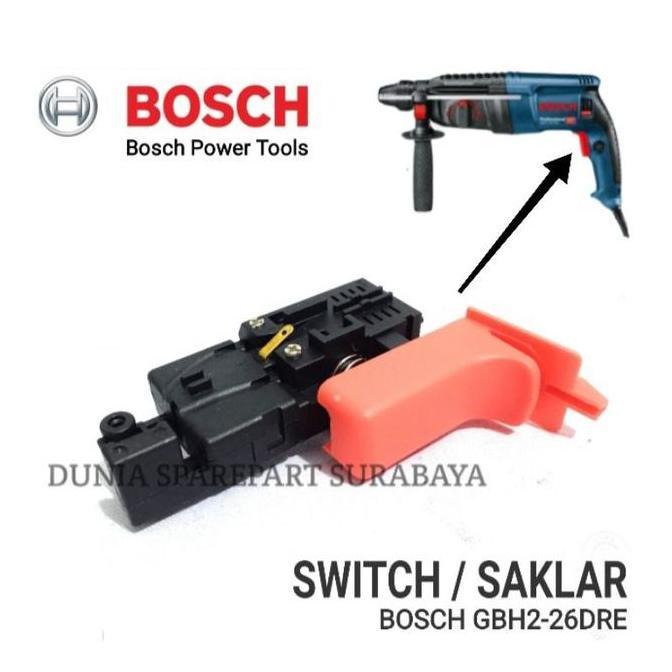 SPAREPART SWITCH BOR GBH2-26 GBH2-22 SKAKEL BOR ROTARY HAMMER BOSCH GBH 2-26 GBH 2-22 SAKLAR ON OFF 
