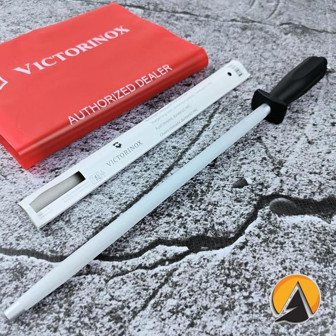 Pengasah sharpening steel victorinox original 30 cm 7.8513