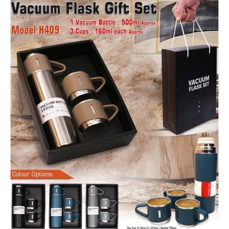 TERMOS SULTAN SET VACUM FLASK THERMOS SET BONUS GELAS