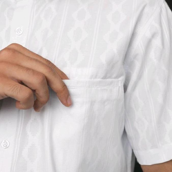 Casella Baju Koko Pria Lengan Pendek | Koko Couple Ayah-Anak Nizar Edition HM