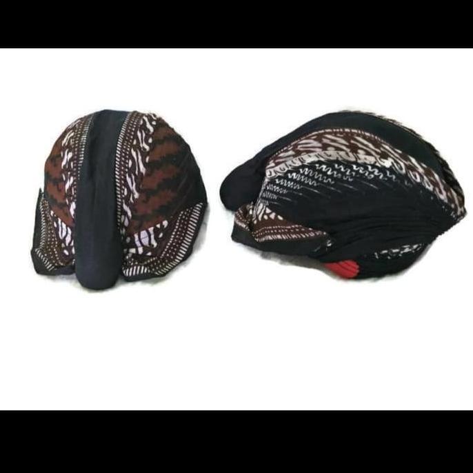 blangkon jogja dewasa hitam putih TU