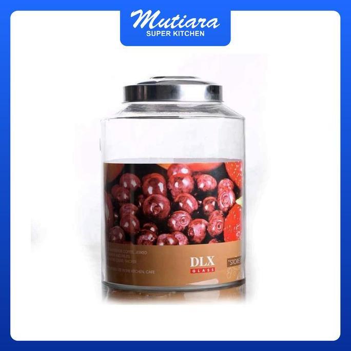 Toples Asinan Toples Kerupuk Toples Kaca Jumbo Dlx 15L Terlaris