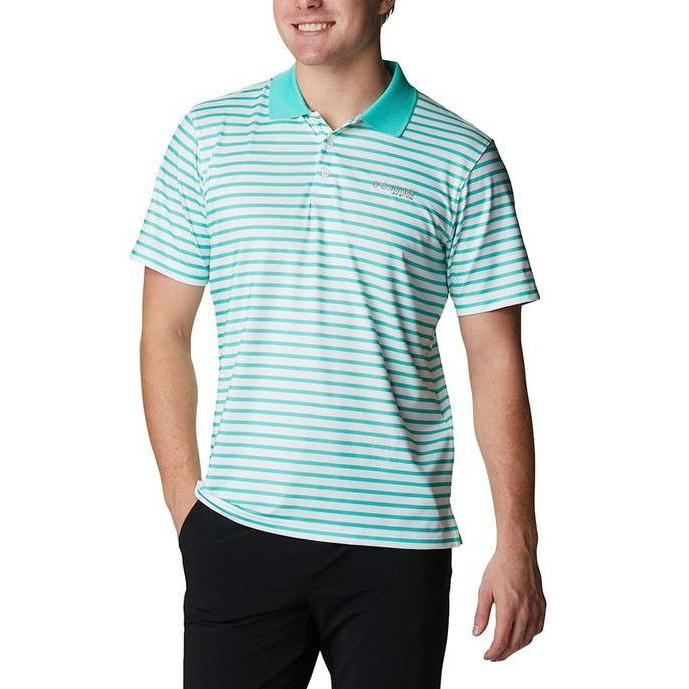 Polo Shirt Columbia Men's Super Skiff Cast Polo Golf Shirt Big Size