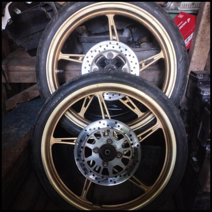 TERLARIS VELG PELEK DEPAN BELAKANG YAMAHA JUPITER MX NEW 135 DD ORIGINAL 