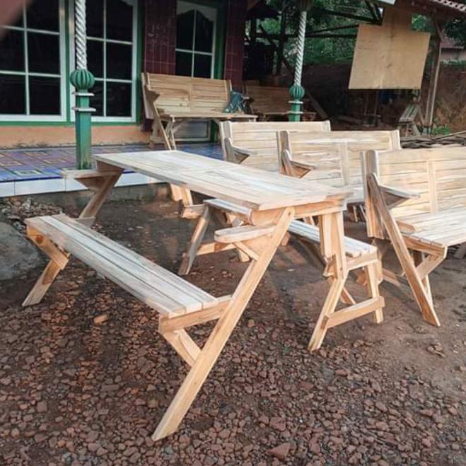 Kursi Cafe Magic Bangku Meja Kursi Lipat Jati Mebel Jepara Grade A