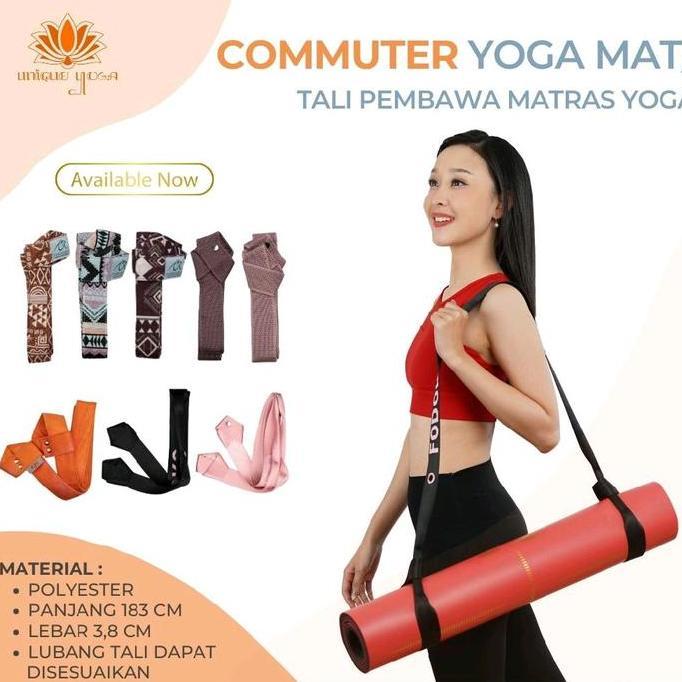 Tali Matras Yoga / Commuter New Ungu Sekelas Lululemon