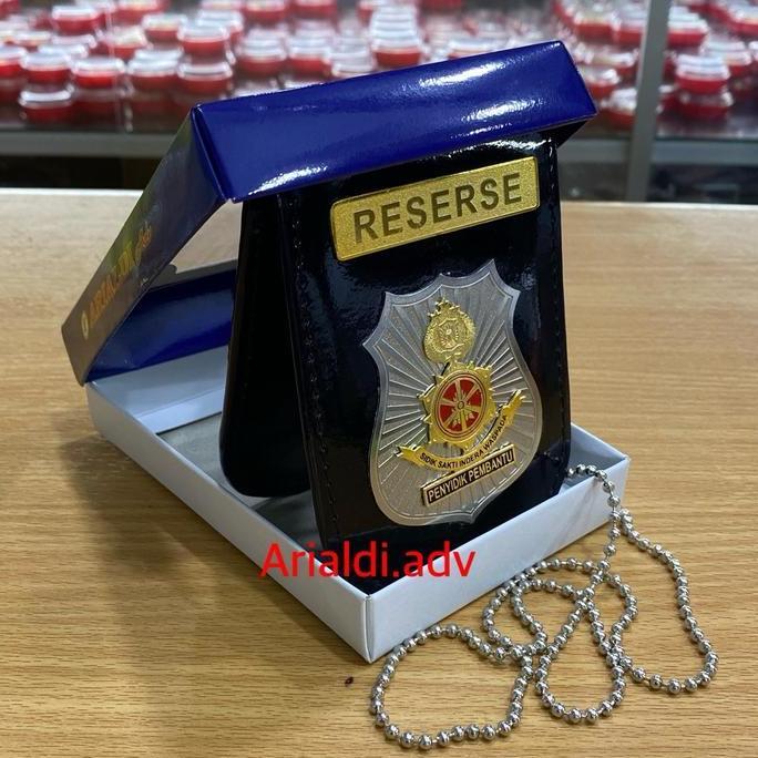 Lencana dompet kalung PENYIDIK dan PENYIDIK PEMBANTU