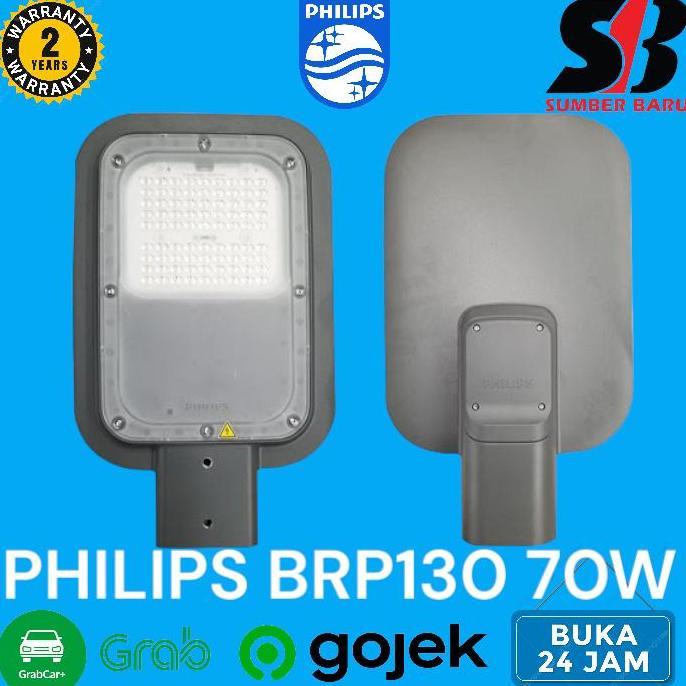 Philips Lampu Pju Brp130 Led 70W Nw 4000K - Lampu Pju Jalan Philips Brp 130 70 Watt 4000K Natural Wh